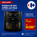 Freidora de Aire ATMA con Visor FR246ABP 6Lts Negro