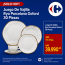 Juego De Vajilla Ryo Porcelana Oxford 30 Piezas Ct