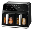 Freidora de Aire Novohome NH-AF DUAL 8L Doble Canasto 1700W Digital